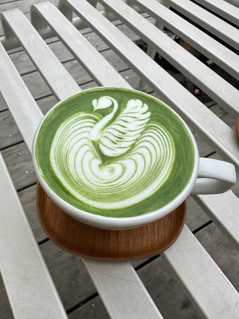 Ceremonial matcha powder and bamboo whisk – Uji, Japan